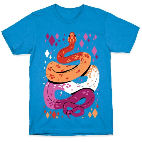 Pride Snakes: Lesbian T-Shirt